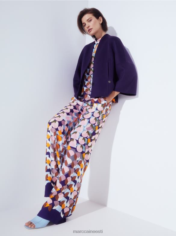 Marc Cain jalatsid \"koos ümber mõtlema\" kandilised sandaalid J8DT1632 atmosfääri sinine