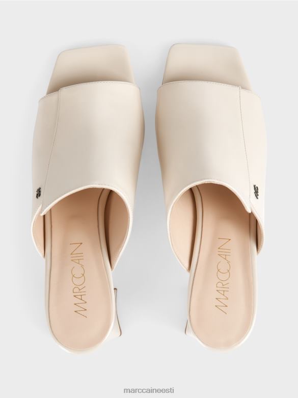 Marc Cain jalatsid \"koos ümber mõtlema\" kandilised sandaalid J8DT1636 pulberkreem