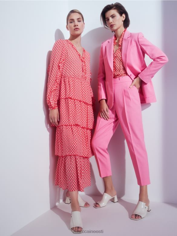 Marc Cain jalatsid \"koos ümber mõtlema\" kandilised sandaalid J8DT1636 pulberkreem