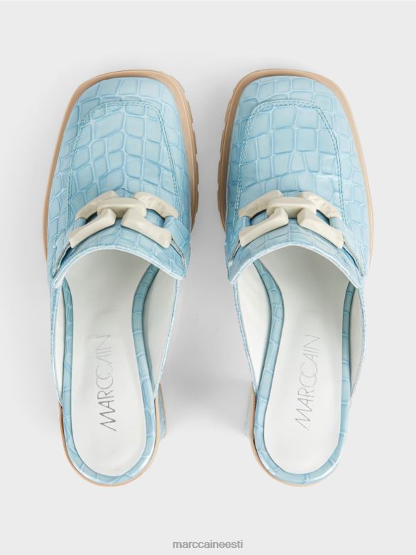 Marc Cain jalatsid \"mõtlege koos ümber\" kunstkrooki slip-ons J8DT1639 atmosfääri sinine
