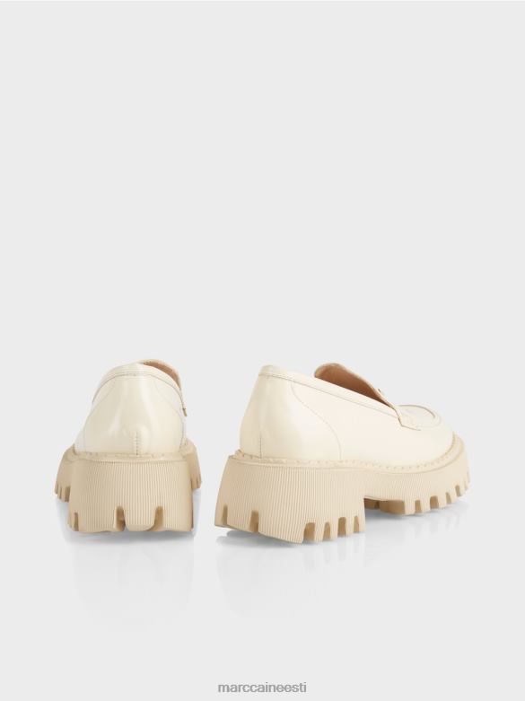 Marc Cain jalatsid madalad dekoratiivse õmblusega kingad J8DT1558 tume kreem