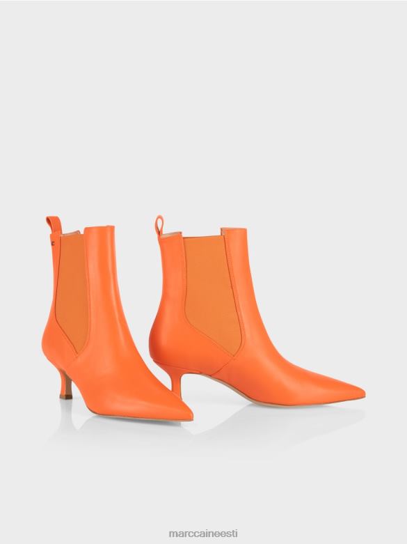 Marc Cain jalatsid pitsist poolsaapad vahetükiga J8DT1569 särav korall