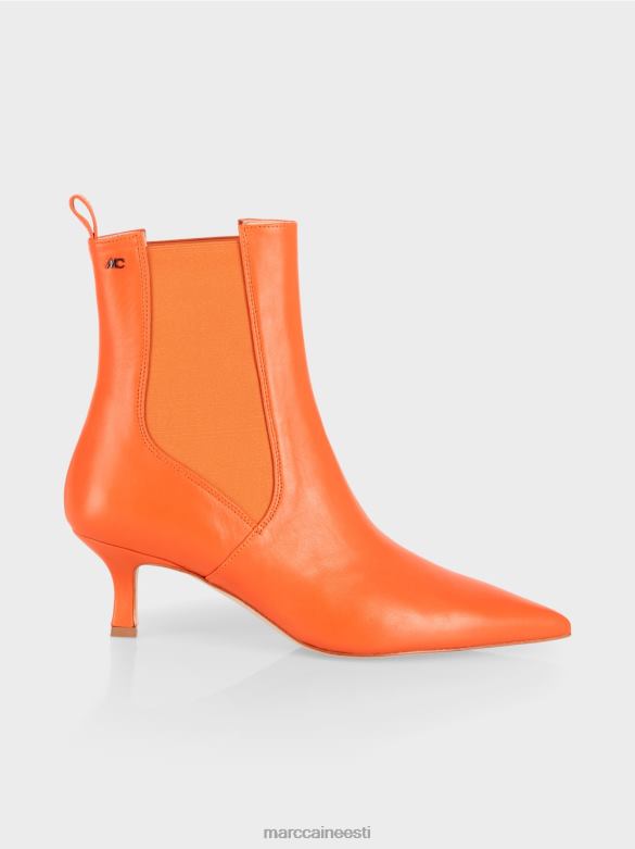 Marc Cain jalatsid pitsist poolsaapad vahetükiga J8DT1569 särav korall