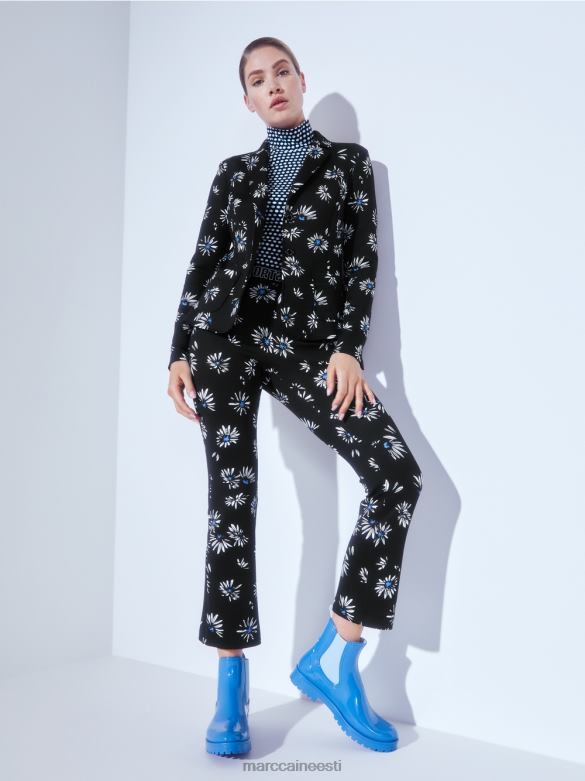 Marc Cain jalatsid profiiltallaga kummist chelsea saapad J8DT1637 taevasinine