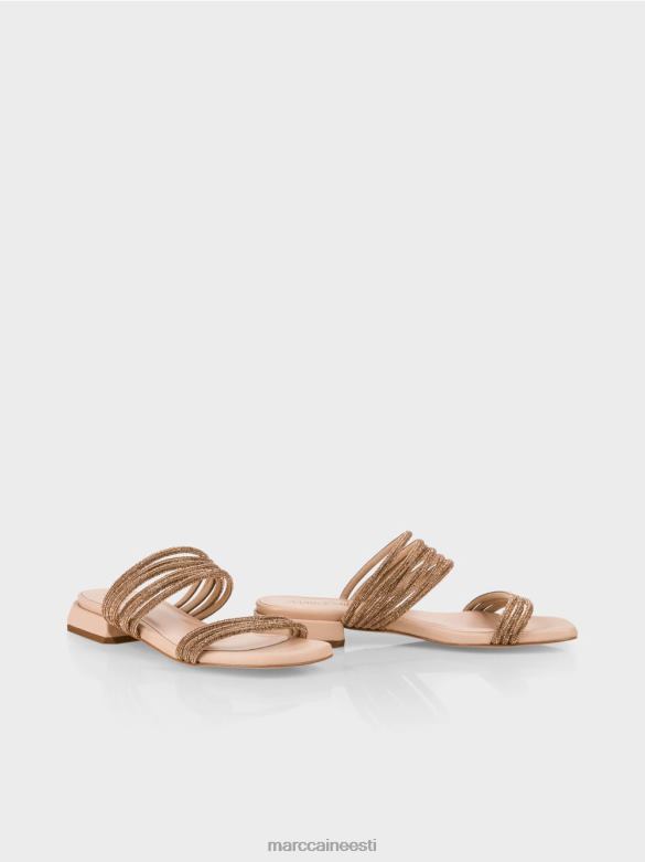 Marc Cain jalatsid elegantsed klaasist litritega sandaalid J8DT1607 panna cotta