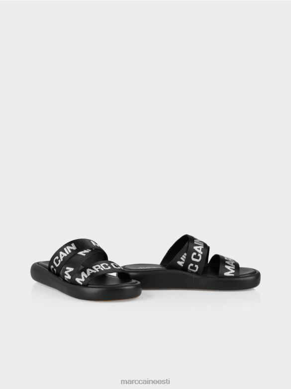 Marc Cain jalatsid kaasaegsed sandaalid mc kirjaga J8DT1597 must