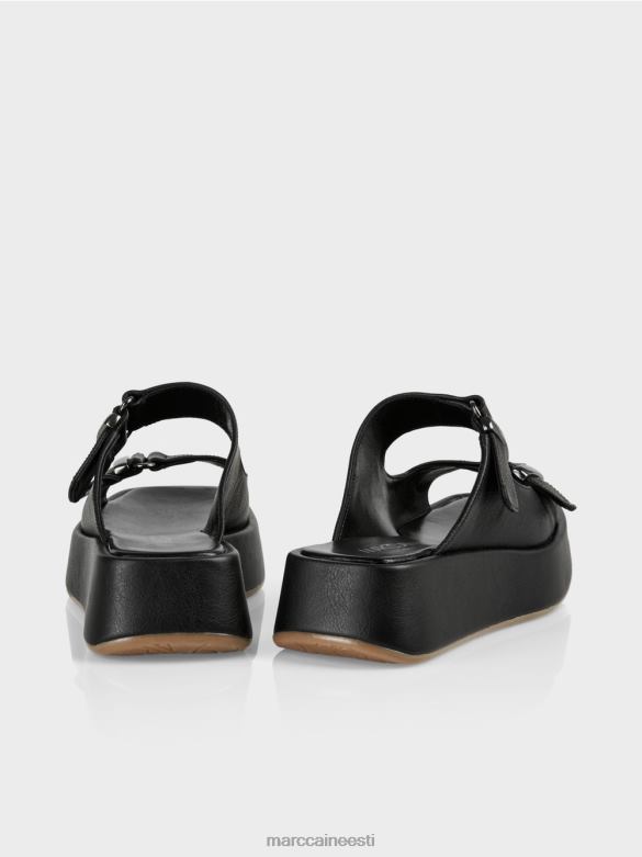 Marc Cain jalatsid \"koos ümber mõtlema\" rihmaga sandaalid J8DT1628 must