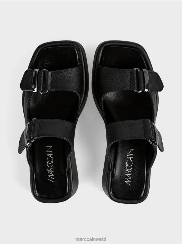 Marc Cain jalatsid \"koos ümber mõtlema\" rihmaga sandaalid J8DT1628 must