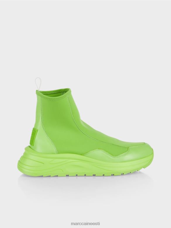 Marc Cain jalatsid keskmise lõikega tossud J8DT1583 särav šokeeriv roheline