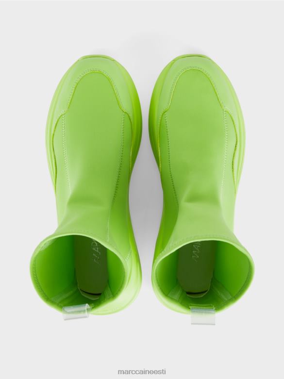 Marc Cain jalatsid keskmise lõikega tossud J8DT1583 särav šokeeriv roheline
