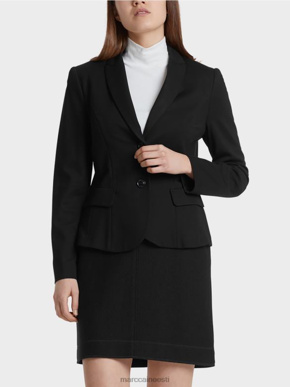 Marc Cain Riietus kerge džersisist bleiser J8DT214 must