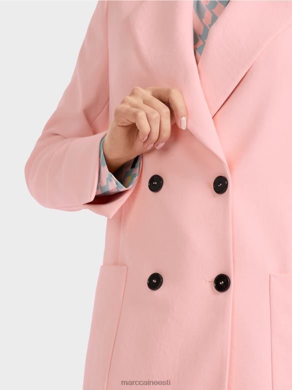 Marc Cain Riietus kortsus välimusega bleiser J8DT173 pehme puuderroosa