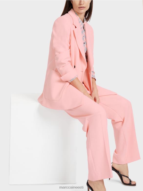 Marc Cain Riietus kortsus välimusega bleiser J8DT173 pehme puuderroosa