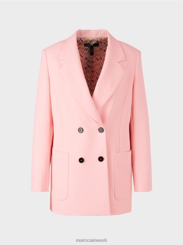 Marc Cain Riietus kortsus välimusega bleiser J8DT173 pehme puuderroosa