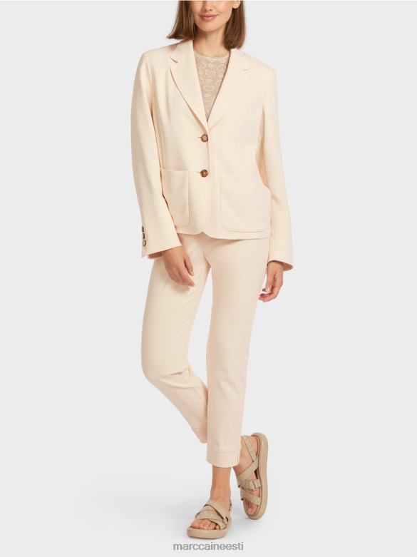 Marc Cain Riietus laia revääriga bleiser J8DT203 kreem