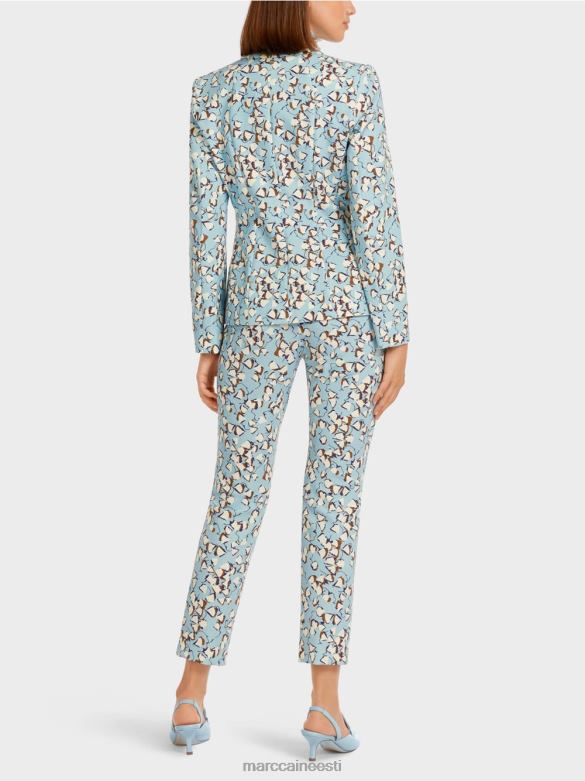 Marc Cain Riietus liibuv bleiser kõikjalt trükitud J8DT209 atmosfääri sinine