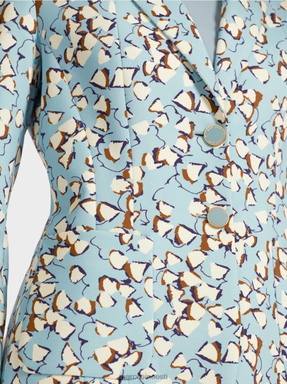 Marc Cain Riietus liibuv bleiser kõikjalt trükitud J8DT209 atmosfääri sinine