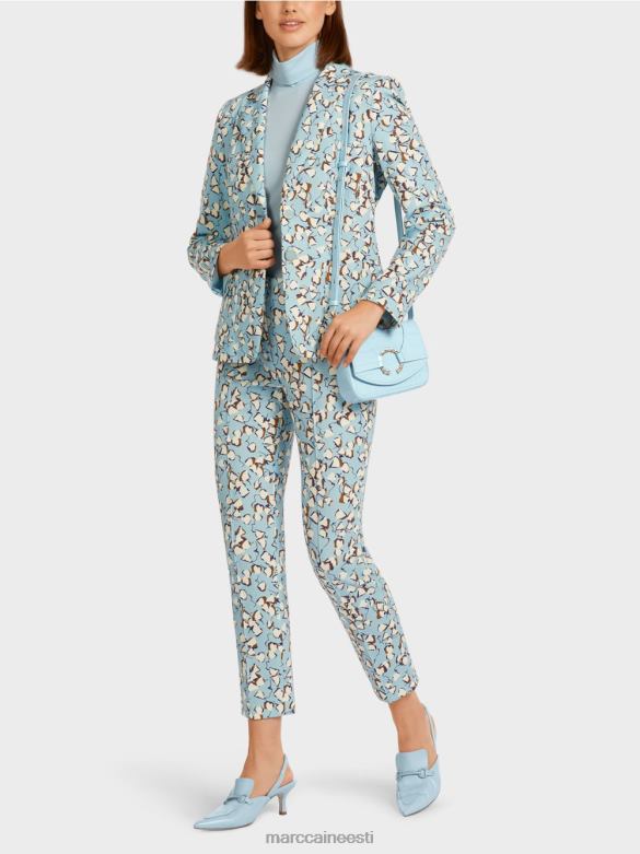 Marc Cain Riietus liibuv bleiser kõikjalt trükitud J8DT209 atmosfääri sinine