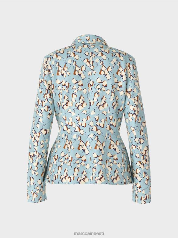 Marc Cain Riietus liibuv bleiser kõikjalt trükitud J8DT209 atmosfääri sinine