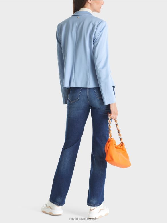 Marc Cain Riietus liibuv kitsa revääriga bleiser J8DT174 tume suvetaevas