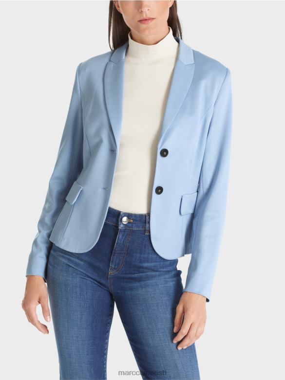 Marc Cain Riietus liibuv kitsa revääriga bleiser J8DT174 tume suvetaevas