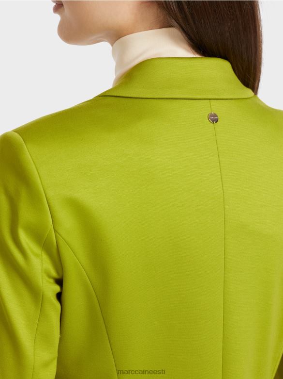Marc Cain Riietus liibuv kitsa revääriga bleiser J8DT175 särav oliivroheline