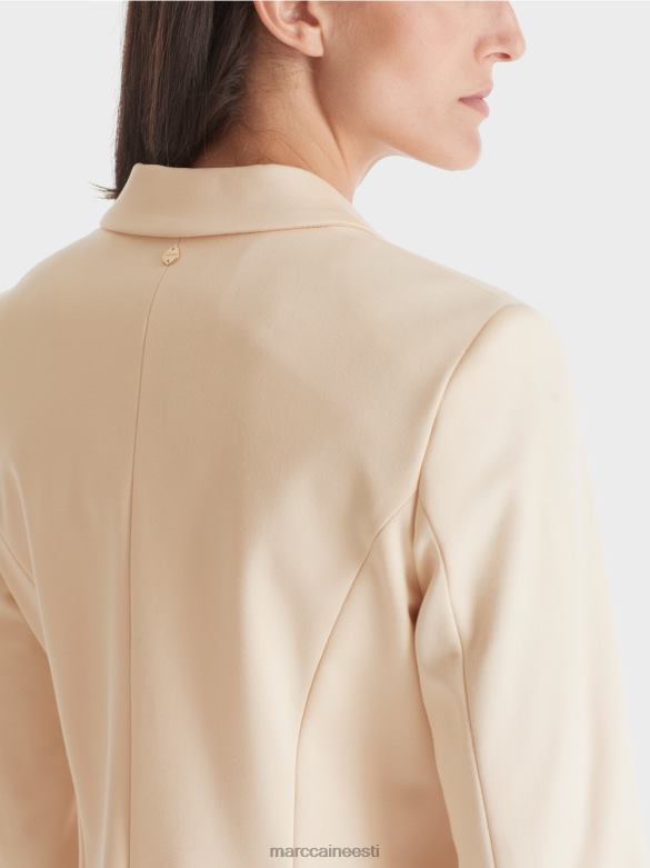 Marc Cain Riietus liibuv kitsa revääriga bleiser J8DT176 tume kreem