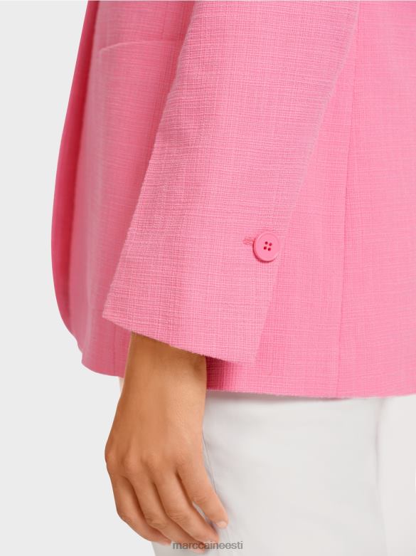 Marc Cain Riietus linase välimusega bleiser J8DT196 särav roosa