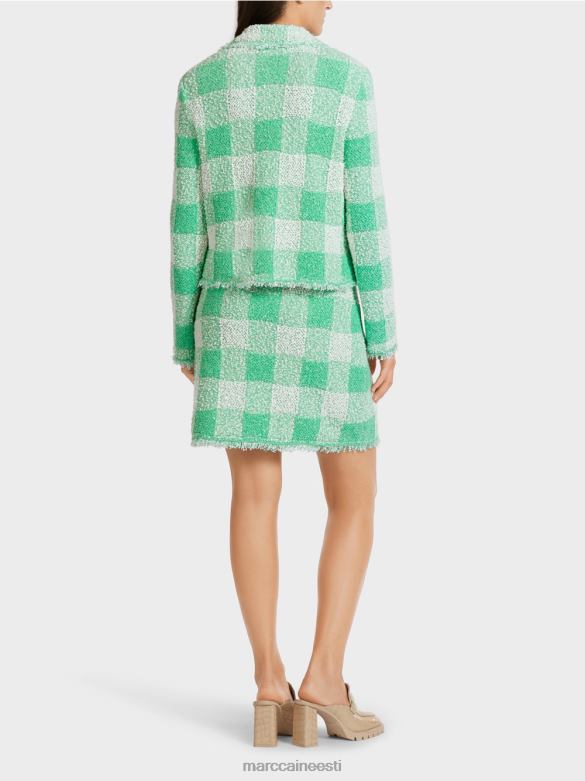 Marc Cain Riietus vichy check bleiser \"kootud Saksamaal\" J8DT195 särav jade