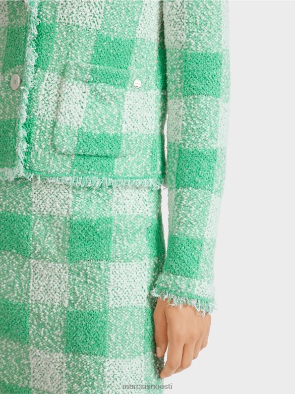 Marc Cain Riietus vichy check bleiser \"kootud Saksamaal\" J8DT195 särav jade