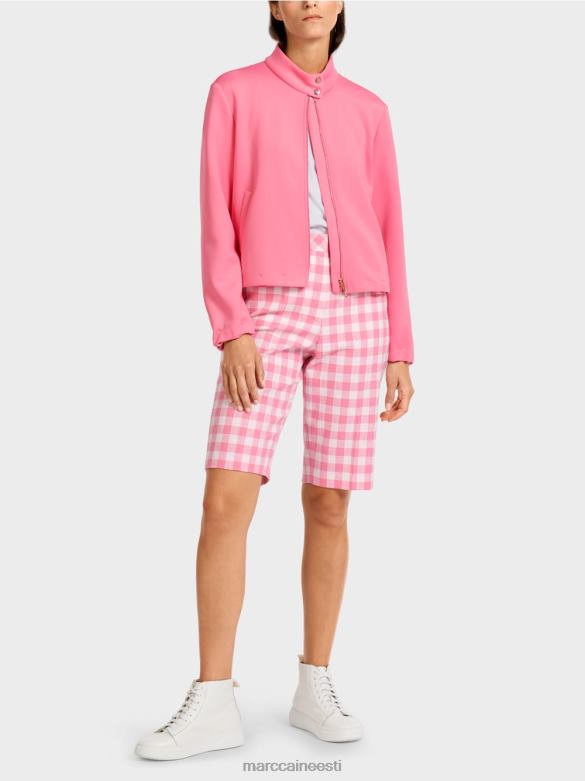 Marc Cain Riietus jersey jope püstise kraega J8DT408 särav roosa