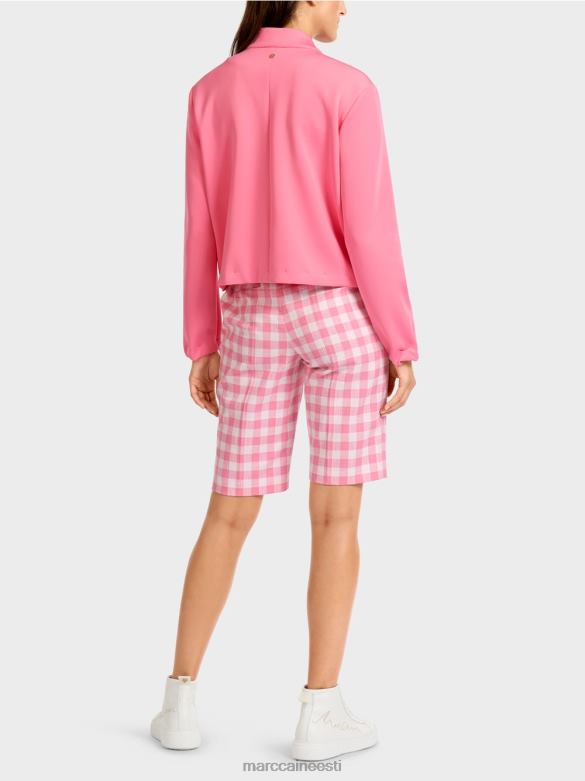 Marc Cain Riietus jersey jope püstise kraega J8DT408 särav roosa