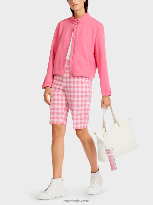 Marc Cain Riietus jersey jope püstise kraega J8DT408 särav roosa