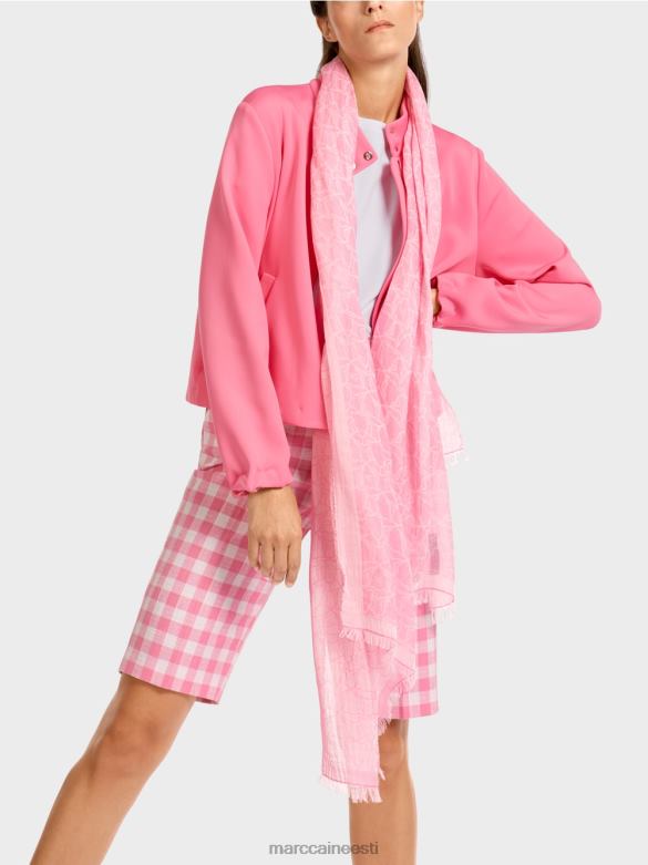 Marc Cain Riietus jersey jope püstise kraega J8DT408 särav roosa