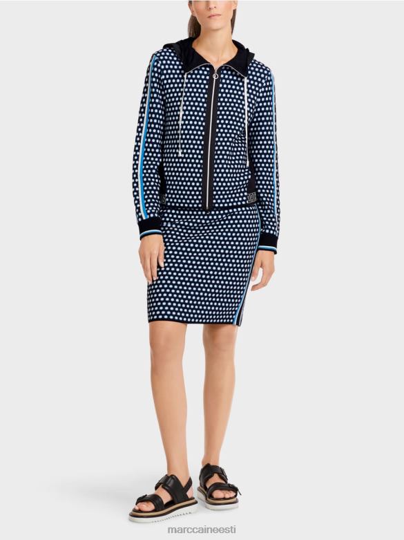 Marc Cain Riietus kampsun "kootud Saksamaal" J8DT424 must