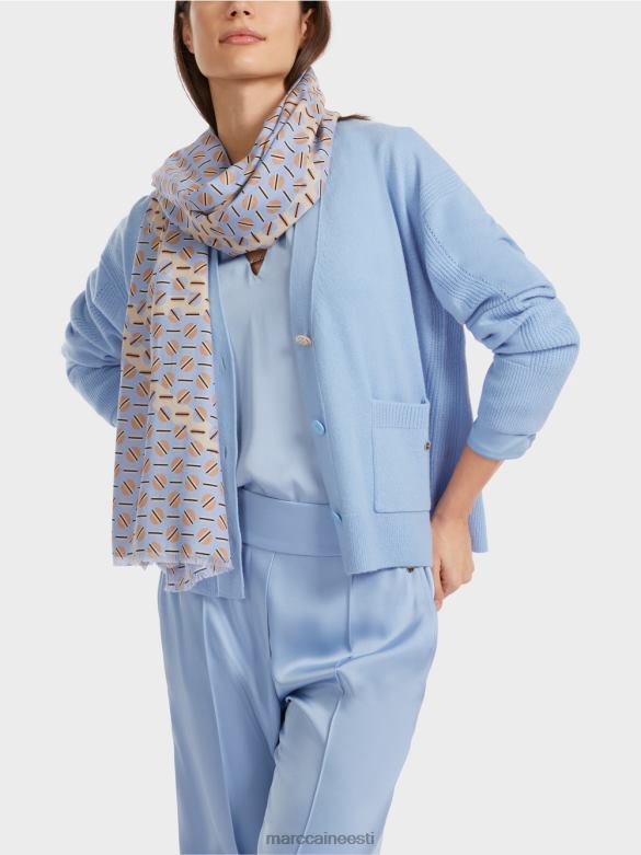 Marc Cain Riietus kampsun \"mõtle koos ümber\" J8DT320 tume suvetaevas