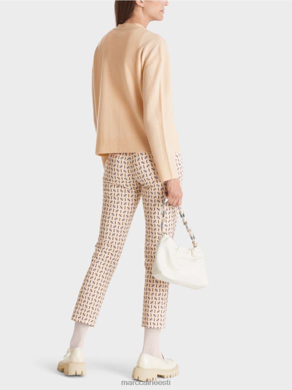 Marc Cain Riietus kampsun \"mõtle koos ümber\" J8DT321 tume kreem