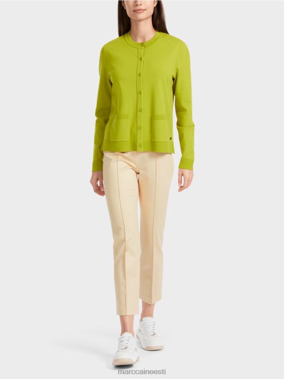 Marc Cain Riietus kampsun \"mõtle koos ümber\" J8DT351 särav oliivroheline