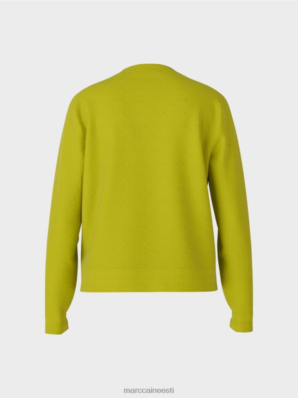 Marc Cain Riietus kampsun \"mõtle koos ümber\" J8DT351 särav oliivroheline