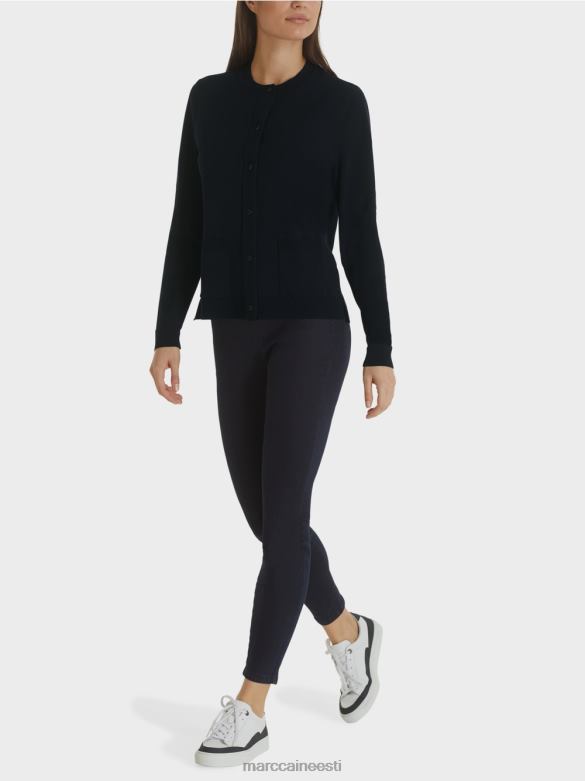 Marc Cain Riietus kampsun \"mõtle koos ümber\" J8DT451 kesköösinine