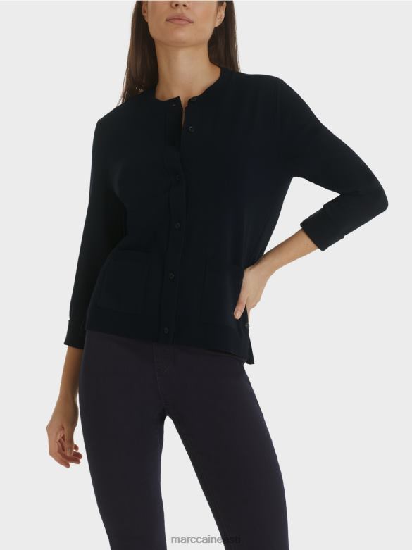 Marc Cain Riietus kampsun \"mõtle koos ümber\" J8DT451 kesköösinine