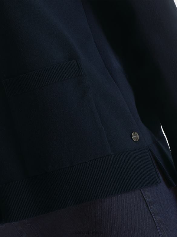 Marc Cain Riietus kampsun \"mõtle koos ümber\" J8DT451 kesköösinine