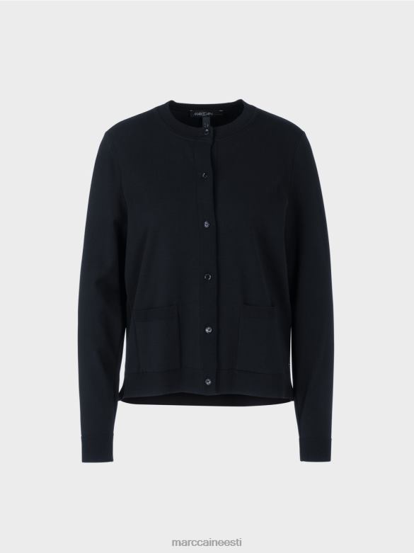 Marc Cain Riietus kampsun \"mõtle koos ümber\" J8DT451 kesköösinine