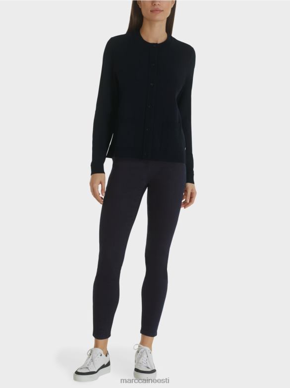 Marc Cain Riietus kampsun \"mõtle koos ümber\" J8DT451 kesköösinine