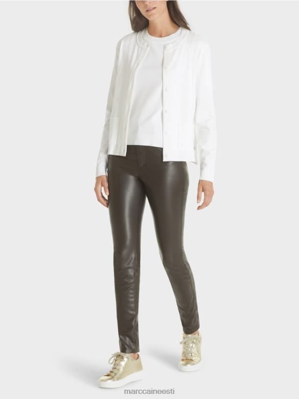 Marc Cain Riietus kampsun "mõtle koos ümber" J8DT452 määrdunudvalge