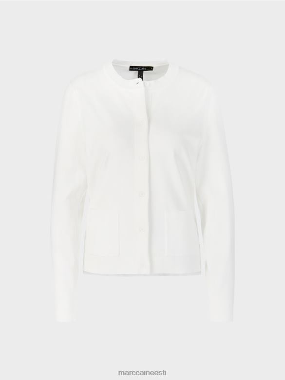 Marc Cain Riietus kampsun \"mõtle koos ümber\" J8DT452 määrdunudvalge