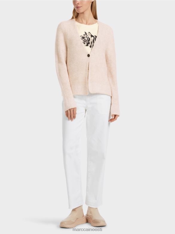 Marc Cain Riietus kardigan 100% valmistatud Saksamaal J8DT315 mandlipiim