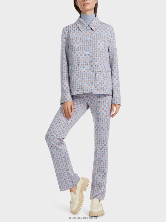 Marc Cain Riietus kergelt laieneva kujuga jope J8DT322 tume suvetaevas