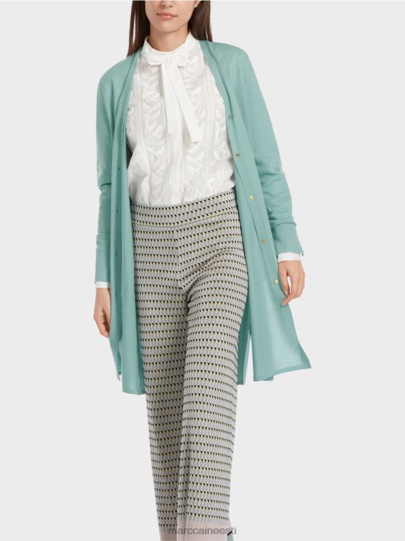 Marc Cain Riietus \"koos ümber mõtlema\" villane kardigan J8DT342 tume taevasinine