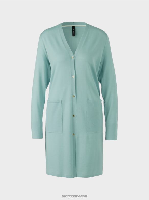 Marc Cain Riietus \"koos ümber mõtlema\" villane kardigan J8DT342 tume taevasinine